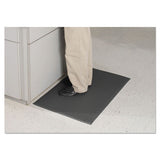 Air Step Antifatigue Mat, Polypropylene, 24 X 36, Black