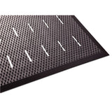 Free Flow Comfort Utility Floor Mat, 36 X 48, Black