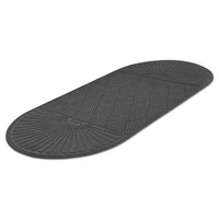 Ecoguard Diamond Floor Mat, Rectangular, 24 X 36, Charcoal