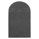 Ecoguard Diamond Floor Mat, Single Fan, 36 X 72, Charcoal