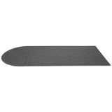 Ecoguard Diamond Floor Mat, Single Fan, 48 X 96, Charcoal