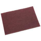 General Purpose Hand Pad, 6 X 9, Maroon, 20 Bx, 3 Bx-ct