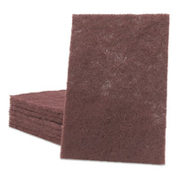 General Purpose Hand Pad, 6 X 9, Maroon, 20 Bx, 3 Bx-ct