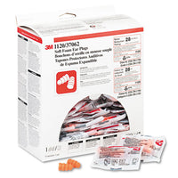 Foam Single-use Earplugs, Cordless, 29nrr, Orange, 200 Pairs