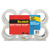 3850 Heavy-duty Packaging Tape With Dispenser, 1.5" Core, 1.88" X 66.66 Ft, Clear, 6-pack