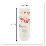 Poster Strips, Small, 0.63" X 1.75", White, 104-pack