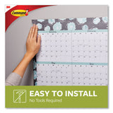 Poster Strips, Small, 0.63" X 1.75", White, 104-pack