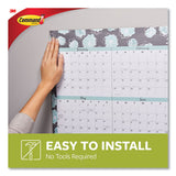 Poster Strips, 0.63" X 1.75", White, 136-pack