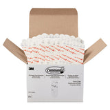 Poster Strips, 5-8" X 1 3-4", White, 12-pack