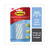 Clear Hooks And Strips, Plastic, Decorating Clips, 20 Clips And 24 Strips-pack