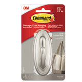 Decorative Hooks, Traditional, Medium, 1 Hook And 2 Strips-pack