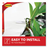 General Purpose Wire Hooks, Medium, 2 Lb Cap, White, 13 Hooks And 16 Strips-pack