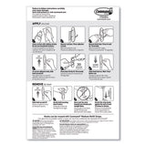 General Purpose Wire Hooks, Medium, 2 Lb Cap, White, 13 Hooks And 16 Strips-pack
