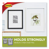 Picture Hanging Strips, Removable, Medium, 0.63" X 2.75", White, 22 Pairs-pack