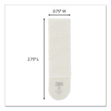 Picture Hanging Strips, Removable, Medium, 0.63" X 2.75", White, 22 Pairs-pack