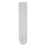 Bath Picture Hanging Strips, Large, Removable, 0.75" X 3.65", White, 4 Pairs-pack