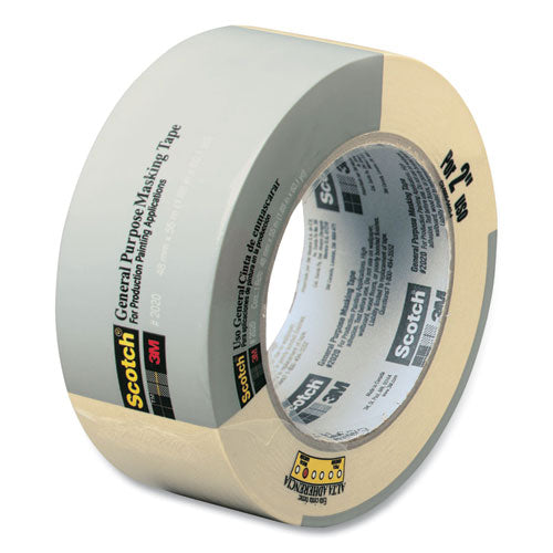 Commercial-grade Masking Tape For Production Painting, 1.88" X 60 Yds, Natural, 1-roll