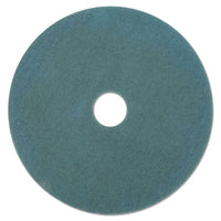 Ultra High-speed Floor Burnishing Pads 3100, 27" Diameter, Aqua, 5-carton