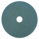 Ultra High-speed Floor Burnishing Pads 3100, 27" Diameter, Aqua, 5-carton