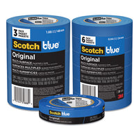 Original Multi-surface Painter's Tape, 3" Core, 2" X 60 Yds, Blue