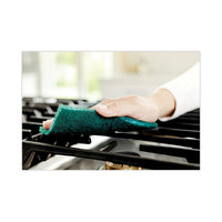 Heavy-duty Scouring Pad, 3.8 X 6, Green, 5-carton