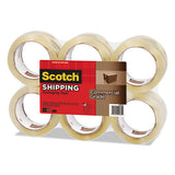 3750 Commercial Grade Packaging Tape, 3" Core, 1.88" X 54.6 Yds, Clear, 6-pack