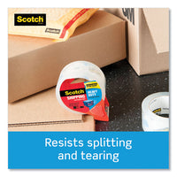 3850 Heavy-duty Packaging Tape With Dispenser, 3" Core, 1.88" X 54.6 Yds, Clear, 1-roll