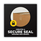 Box Lock Shipping Packaging Tape, 3" Core, 1.88" X 54.6 Yds, Clear, 3-pack
