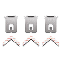 Claw Drywall Picture Hanger, Holds 45 Lbs, 3 Hooks And 3 Spot Markers, Stainless Steel