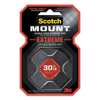 Extreme Mounting Tape, 1" X 60", Black