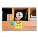 Pads In Miami Colors, 2 X 2; 3 X 3; 4 X 4, Lined, 45-sheet,15 Pads-pack