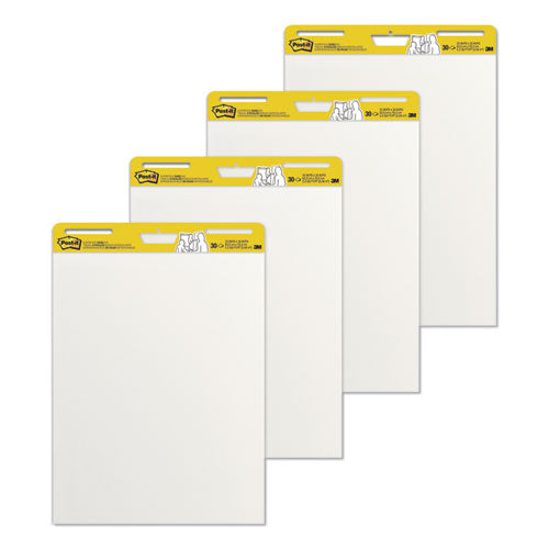 Self-stick Easel Pads, 25 X 30, White, 30 Sheets, 4-carton