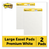 Self-stick Easel Pads, 25 X 30, White, 30 Sheets, 2-carton