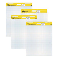 Self-stick Easel Pads, 25 X 30, White, 30 Sheets, 4-carton