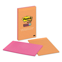 Pads In Rio De Janeiro Colors, Lined, 5 X 8, 45-sheet Pads, 4-pack