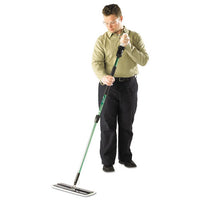 Easy Scrub Flat Mop Tool, 16 X 5 Head, 38" To 59.5" Green Aluminum Handle