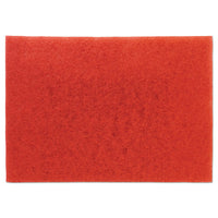 Low-speed Buffer Floor Pads 5100, 28" X 14", Red, 10-carton