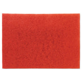 Low-speed Buffer Floor Pads 5100, 28" X 14", Red, 10-carton