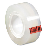 Transparent Tape, 1" Core, 0.5" X 36 Yds, Crystal Clear, 2-pack