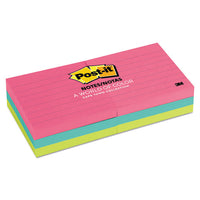 Original Pads In Cape Town Colors, 3 X 3, Lined, 100-sheet, 6-pack