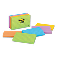 Original Pads In Jaipur Colors, 3 X 5, Lined, 100-sheet, 5-pack