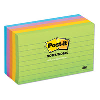 Original Pads In Jaipur Colors, 3 X 5, Lined, 100-sheet, 5-pack