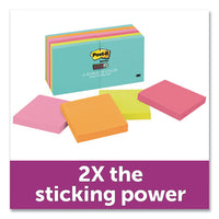 Pads In Miami Colors, 3 X 3, 90-pad, 12 Pads-pack