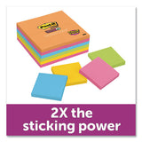 Pads In Rio De Janeiro Colors, 3 X 3, 90-sheet Pads, 24-pack