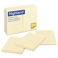 Self-stick Notes, 3 X 3, Assorted Pastel, 100-sheet, 12-pack