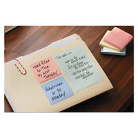 Recycled Note Pad Cabinet Pack, 3 X 3, Assorted Helsinki Colors, 75-sheet, 24-pk