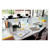 100% Recycled Paper Super Sticky Notes, 3" X 3", Canary Yellow, 70 Sheets/pad, 5 Pads/pack