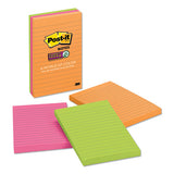 Pads In Rio De Janeiro Colors, Lined, 4 X 6, 90-sheet Pads, 3-pack