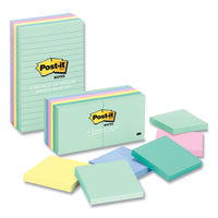 Original Pads In Marseille Colors, Lined, 4 X 6, 100-sheet, 5-pack