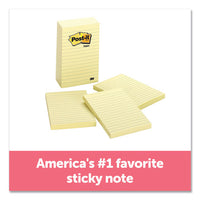 Original Pads In Canary Yellow, Lined, 4 X 6, 100-sheet, 5-pack